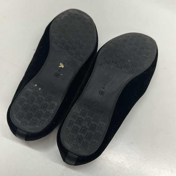 Birdies Starling Loafers Slip On Flat Shoes Velvet Shearling Lined Black 7.5 - Picture 8 of 9